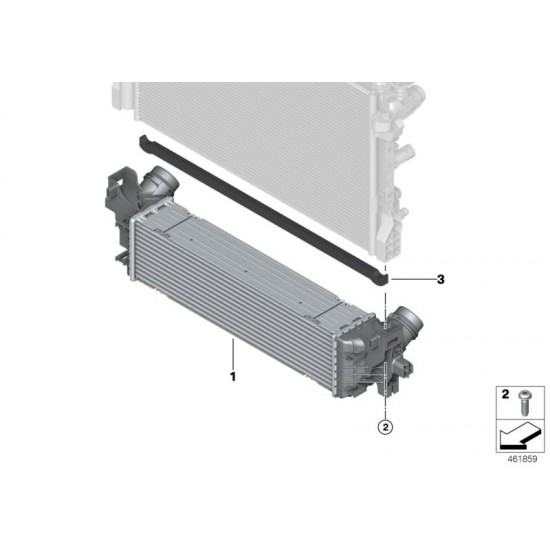 BMW G30 İNTERCOOL RADYATÖRÜ-İNTERCOOLER 17518576509