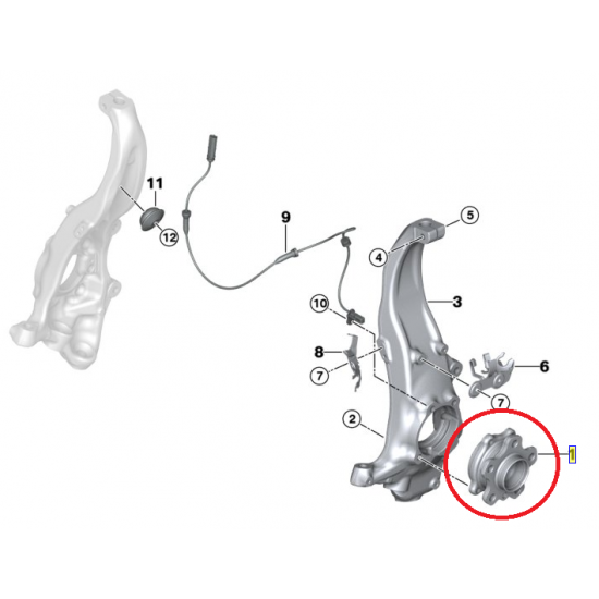 BMW G30 ÖN PORYA BİLYA 31206866315