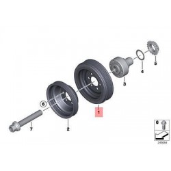 BMW F10 5.20İ KASNAK 11237624103
