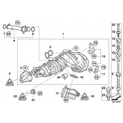 BMW E87LCI E90 E60LCI N47 MOTOR EMME MONİFOLDU 11618507239